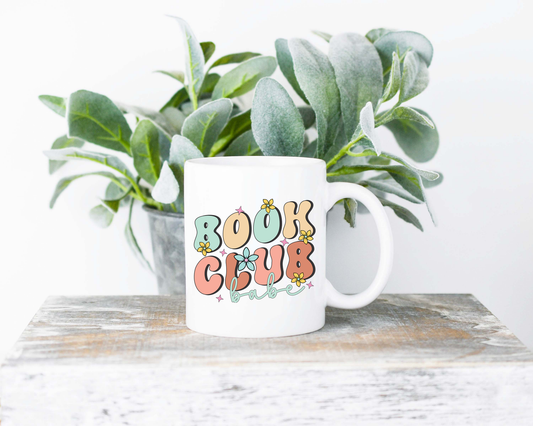 Book Club Babe Sublimated Coffee Mug - 11oz Ceramic Mug