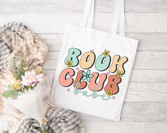 Book Club Babe Sublimated Tote Bag