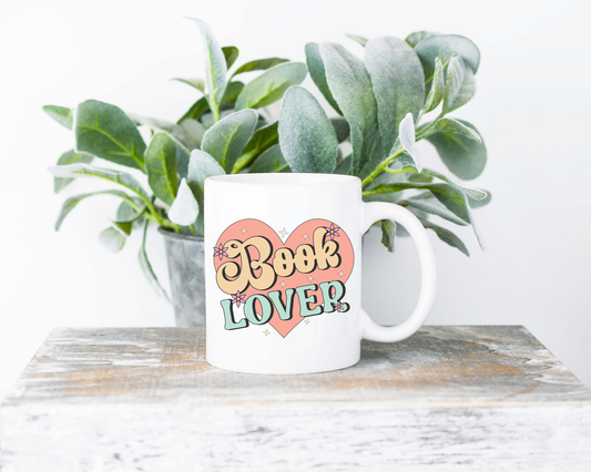 Book Lover Sublimated Coffee Mug - 11oz Ceramic Mug