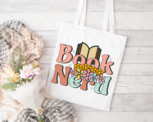 Book Nerd Sublimated Tote Bag