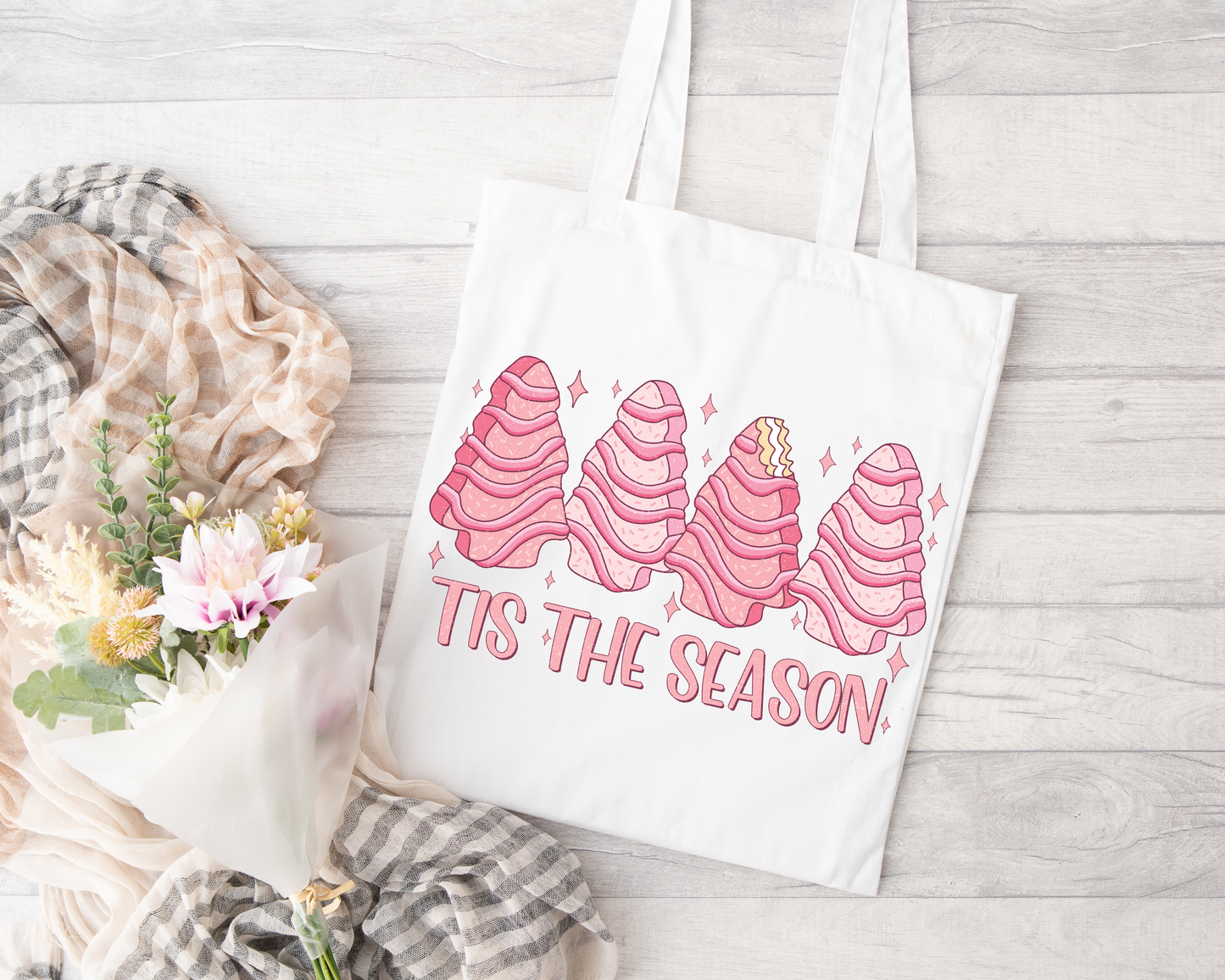 Tis The Season Sublimated Tote Bag