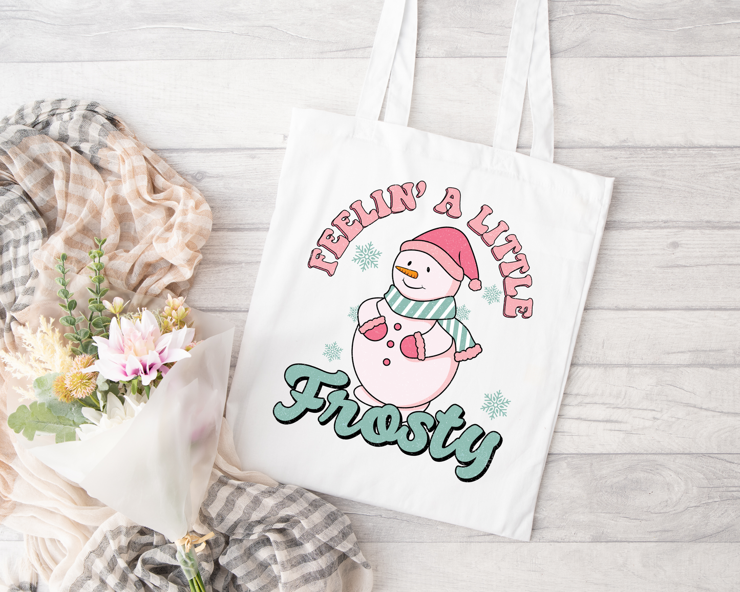 Feelin A Little Frosty Sublimated Tote Bag