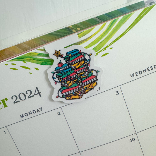 Books Magnetic Bookmarks | Durable, Laminated Cardstock with Strong Magnets