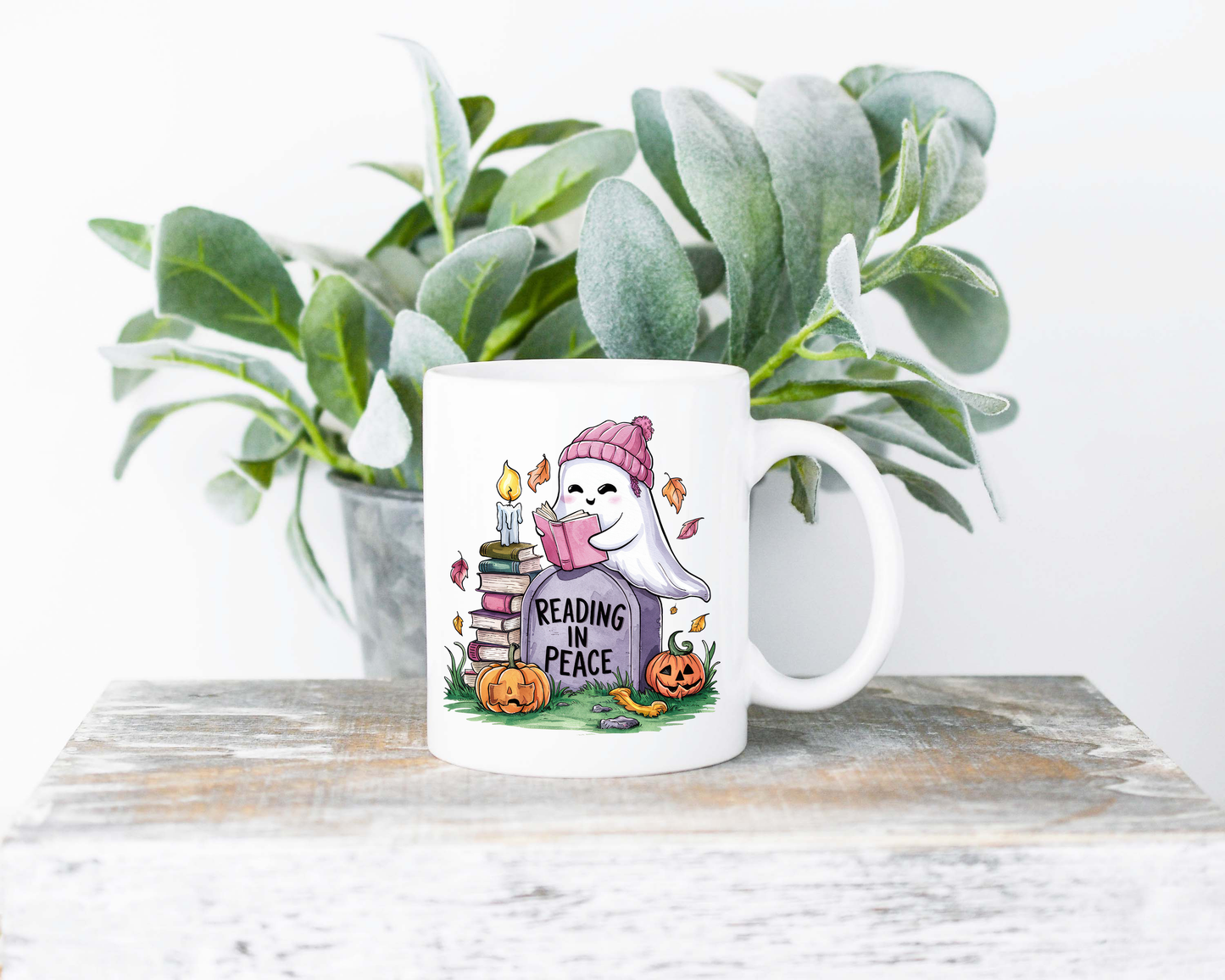 Reading in Peace Coffee Mug | Coffee Mug | Sublimated Coffee Mug