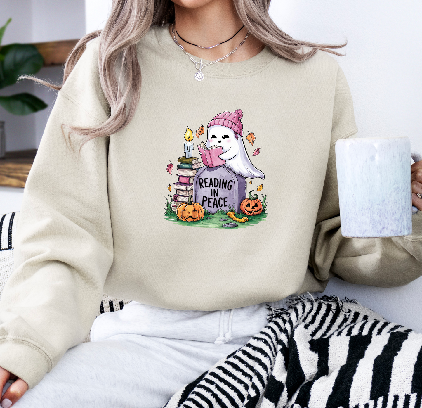 Reading in Peace | Cotton Sweatshirt