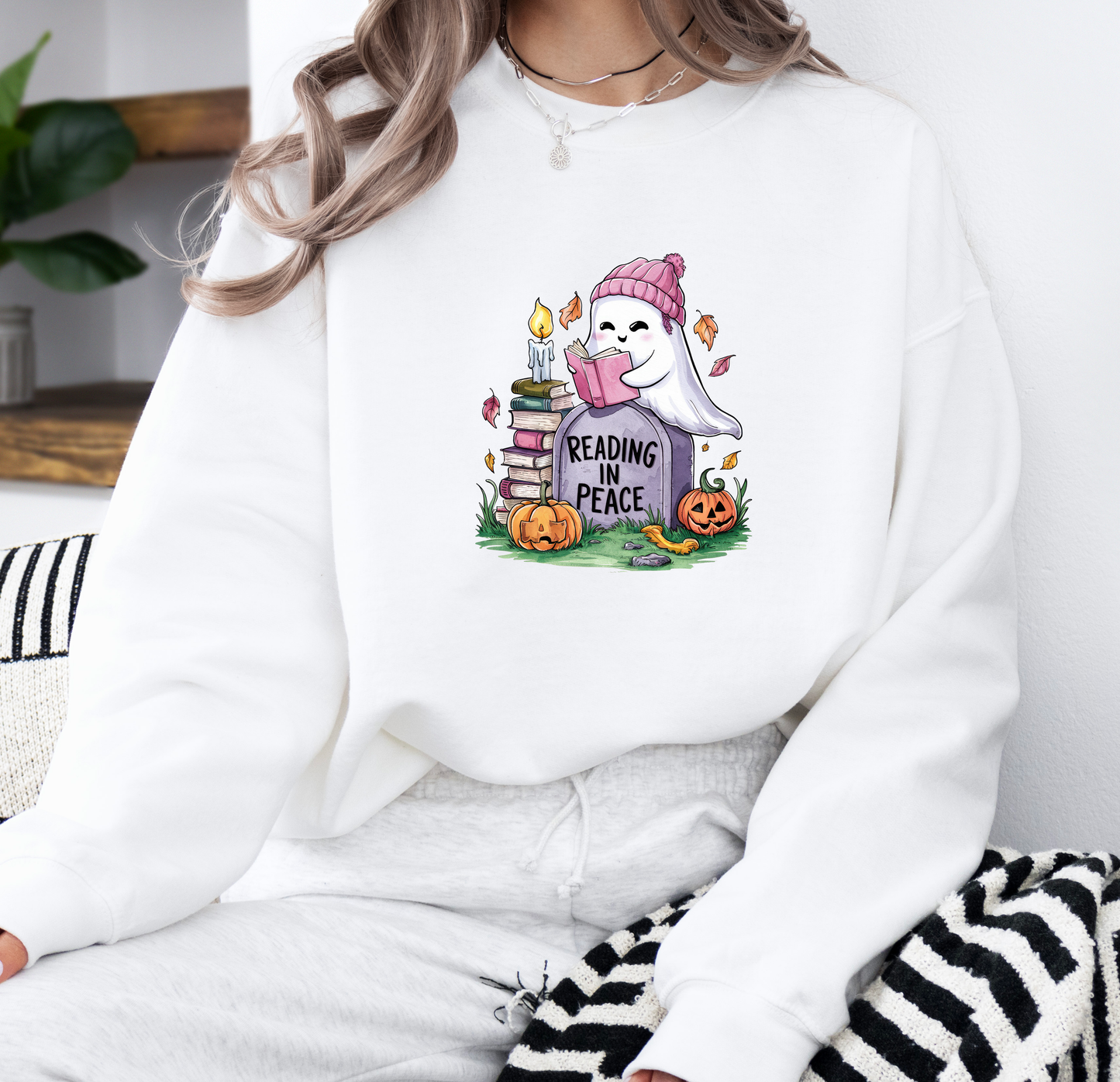 Reading in Peace | Cotton Sweatshirt