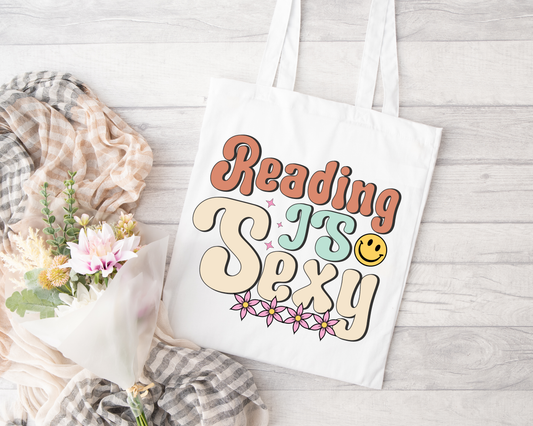 Reading is Sexy Sublimated Tote Bag