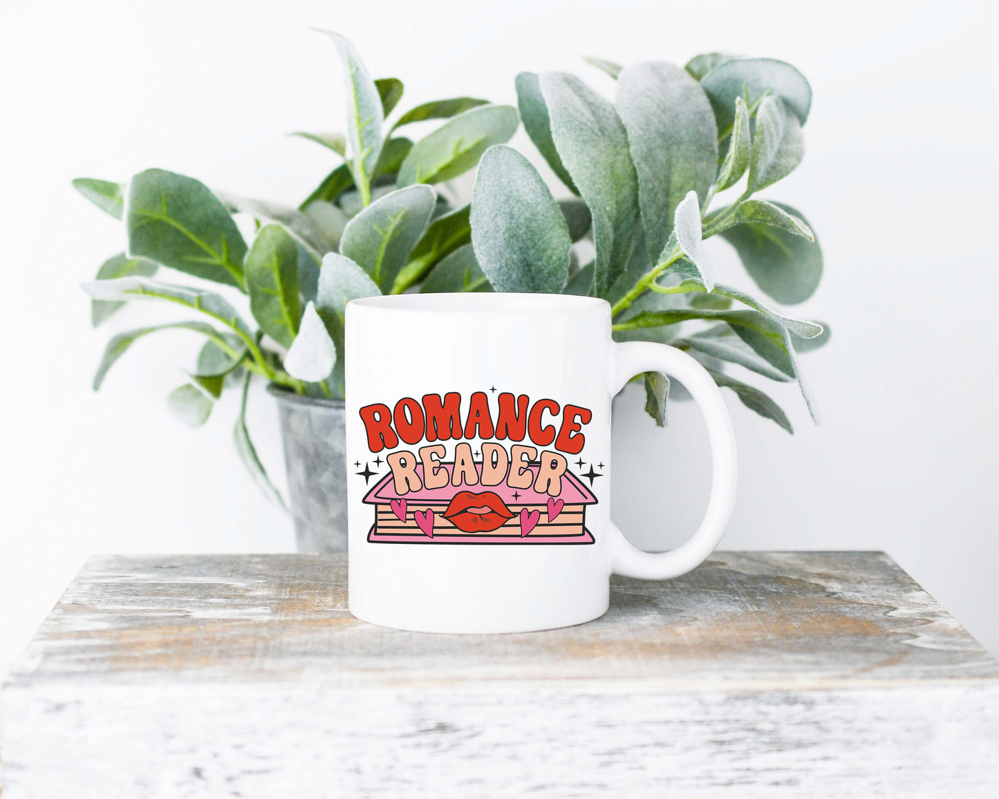 Romance Reader Sublimated Coffee Mug - 11oz Ceramic Mug