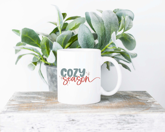 Cozy Season Coffee Mug | Coffee Mug | Sublimated Coffee Mug