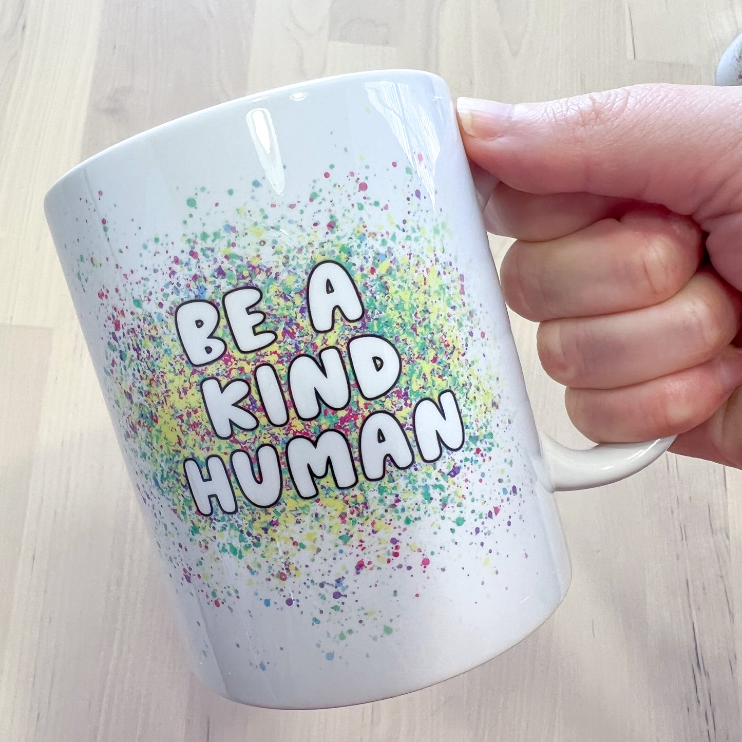 Be a Kind Human Coffee Mug | Coffee Mug | Sublimated Coffee Mug