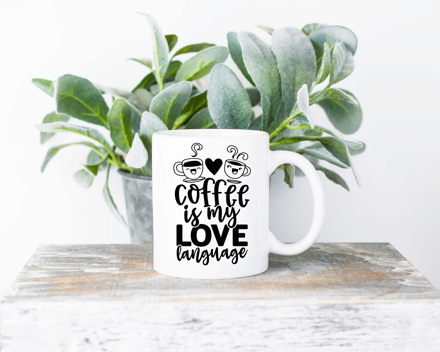 Coffee Is My Love Language Coffee Mug | Coffee Mug | Sublimated Coffee Mug