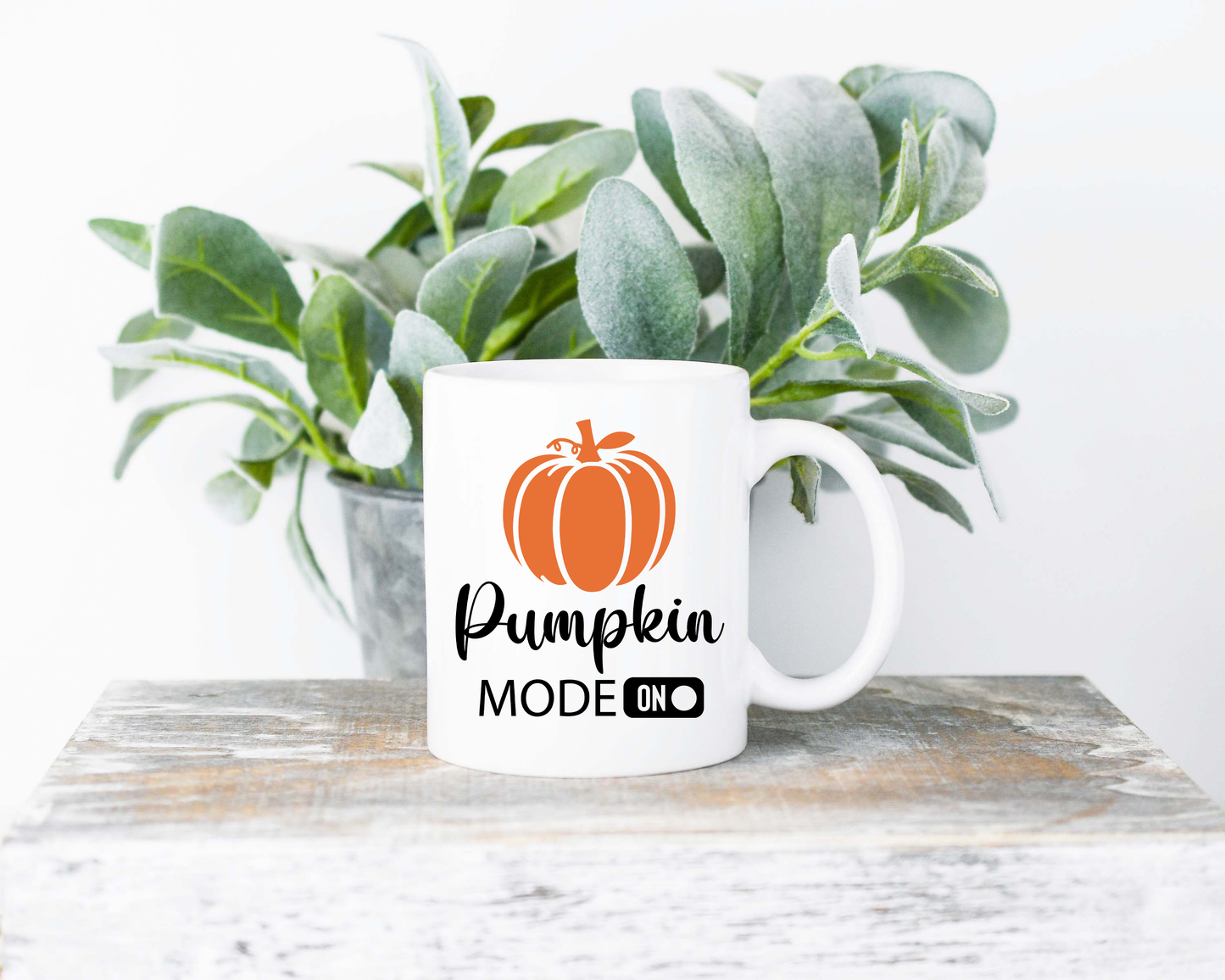 Pumpkin Mode On Coffee Mug | Coffee Mug | Sublimated Coffee Mug